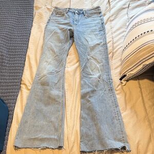 Rag and Bone Women's Light Blue Flared Jeans